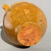 Large 19th-century Southwest France pottery vessel with ochre glaze, twin handles, and rustic character ideal for Mediterranean interior styling.
