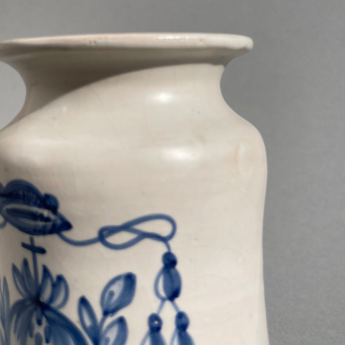 Spanish Talavera Albarello Pharmacy Jar – Hand-Painted, Early 20th Century