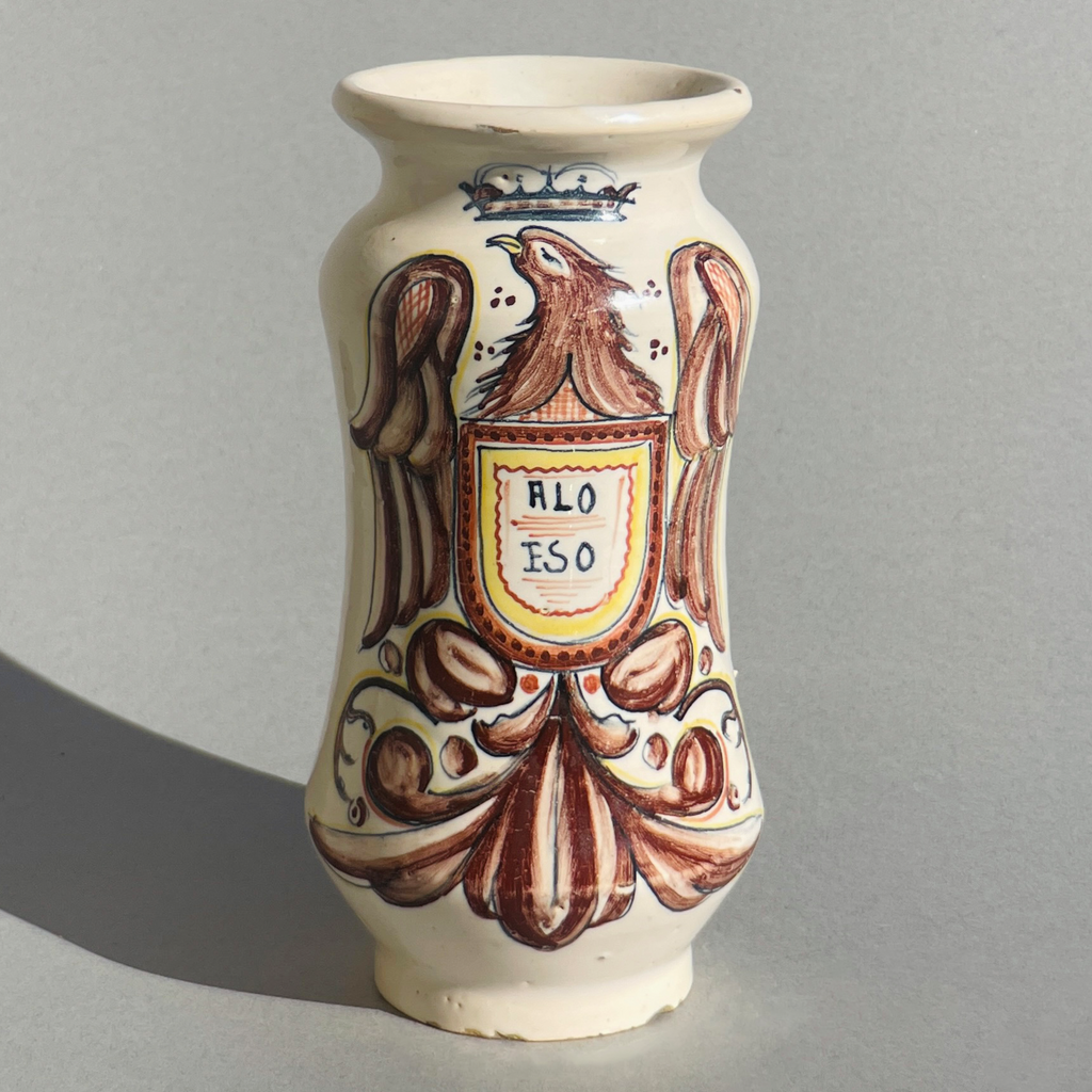 19th Century Spanish Ceramic Albarello – Puente del Arzobispo 